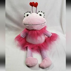 Galerie Plush Love Bug Doll Pink Purple 19" Tall